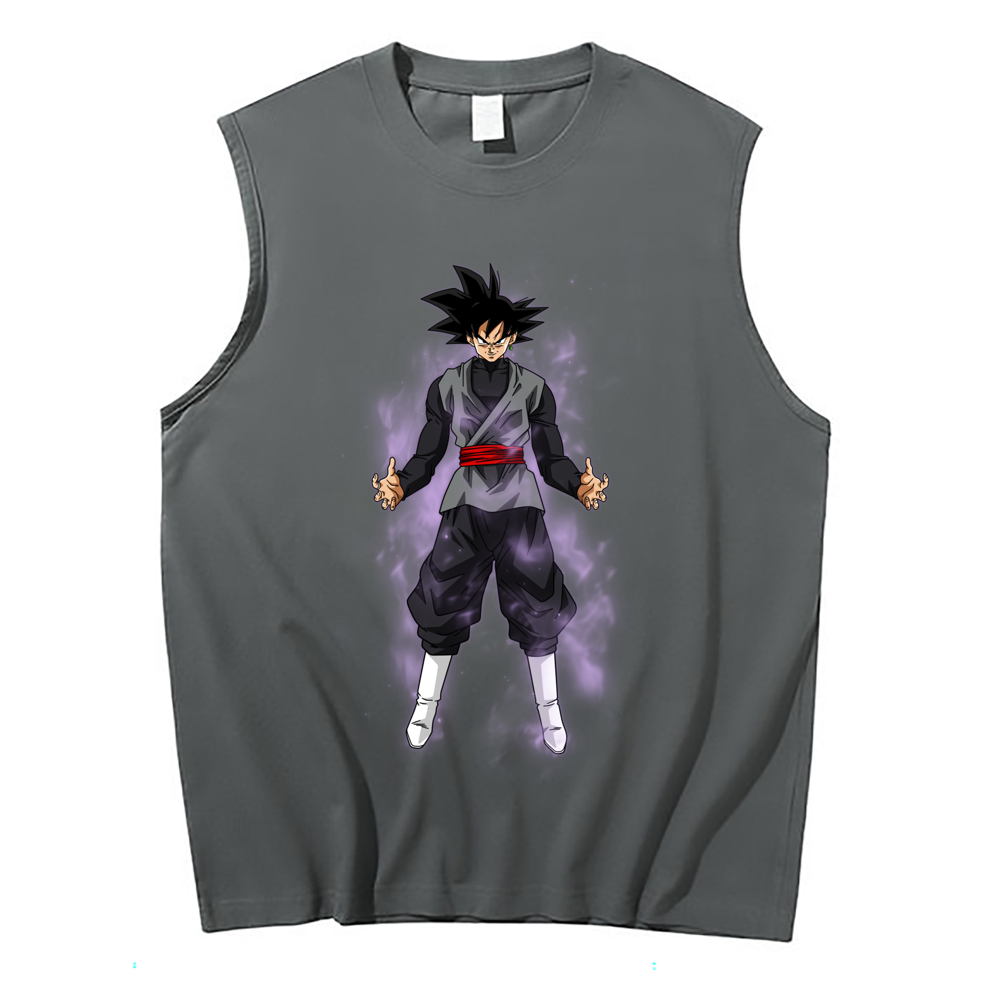（画像用） ドラゴンボール ベジータ四世（Bejīta Yonsei）DRAGON BALL Vegeta IV コットン100％タンクトップ（フロントプリント）
